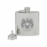 Flachmann schwarz/silber