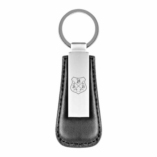 Schlüsselanhänger Metall & Leder