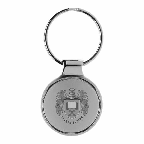 Schlüsselanhänger Metall rund