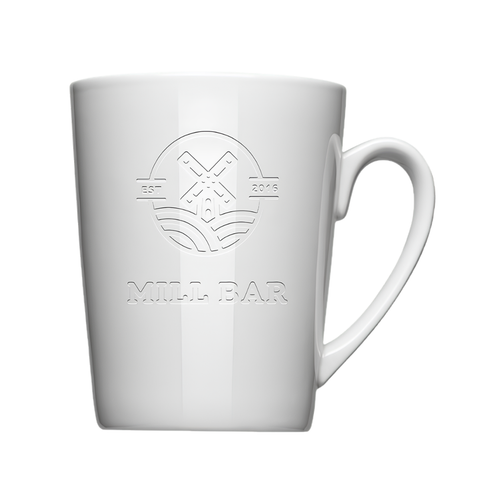 Porzellan-Tasse mit Gravur