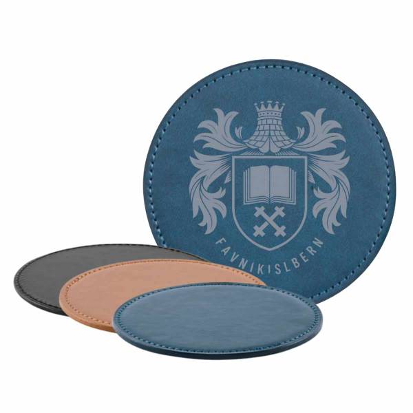 Gesteppter PU-Untersetzer